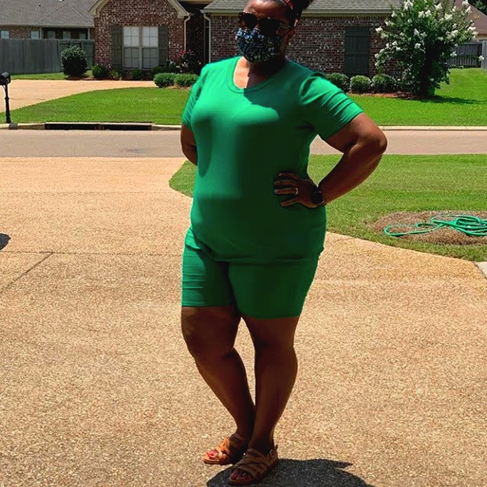 Green Chill Short Set